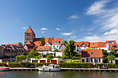  Boats on the Elde, Plau am See, Mecklenburg Lake District, Mecklenburg-Western Pomerania, Germany 