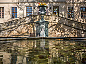  Herderbrunnen at Herderplatz, Weimar, Thuringia, Central Germany, Eastern Germany, Germany, Europe 