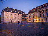  Duchess Anna Amalia Library and University of Music FRANZ LISZT, Platz der Demokratie, Weimar, Thuringia, Central Germany, East Germany, Germany, Europe 