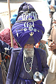 Nihang sikh, golden temple, amritsar, punjab, india, asia