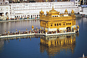 Golden temple, amritsar, punjab, india, asia