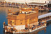 Golden temple, amritsar, punjab, india, asia