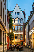  Martinsgässle, market hall, gastronomy, historic old town, Freiburg im Breisgau, Black Forest, Germany 