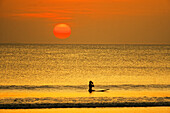  Sunset at Long Beach in Koh Phayam, surfers, Thailand | Sunset at Long Beach, stand up paddle, Ao Yai, Koh Phayam, Thailand 