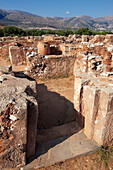  Ruinen des antiken minoischen Palastes von Malia. Kreta, Griechenland. 