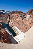 Aerial view of the Hoover Dam. Arizona, USA.