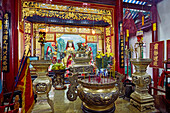 Interior view of the Fujian Assembly Hall (Phuc Kien). Hoi An Ancient Town, Quang Nam Province, Vietnam.