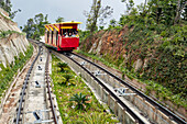 Funicular at the Ba Na Hills Mountain Resort near Da Nang, Vietnam.