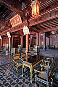 Interior view of the Dien Tho Palace. Imperial City (The Citadel), Hue, Vietnam.