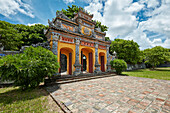 Truong An Gate leading to the Truong Sanh Residence. Imperial City (The Citadel), Hue, Vietnam.