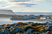 Norwegen, Finnmark, Varangerhalvøya, Hamningberg, Küstendorf