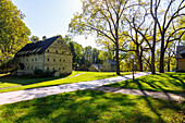 Ephrata Cloister with Saron (Sister's House) and Conrad Beissel's House in Ephrata in the Pennsylvania Dutch Country, Lancaster County, Pennsylvania, USA