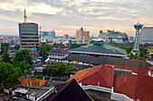 overview of Semarang from the Hotel Santika Premiere, Java island, Indonesia, Southeast Asia