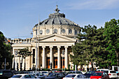 Romanian Athenaeum, concert hall on Revolution Square,Bucharest,Romania,Southeastern and Central Europe