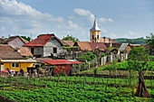 village on the road from Sibiu to Sighisoara, Transylvania,Romania,Southeastern and Central Europe