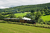 Llanfair Light Railway,Llanfair Caereinion,Welshpool,Powis,Wales,United Kingdom,Great Britain,Europe