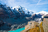 Aussichtspunkt Franz Josefs Höhe am Großglockner, an der Großglocknerstraße, Hohen Tauern, Ostalpen, Kärnten, Österreich