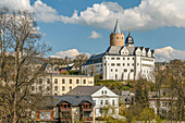  View of Wildeck Castle in Zschopau, Saxony, Germany  