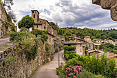  The village of Malleval in the Pilat Regional Natural Park, France, Europe 