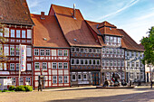  Half-timbered houses in Duderstadt, Lower Saxony, Germany   
