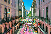  Rua Nova do Carvalho in the Cais do Sodré district is one of Lisbon&#39;s most iconic sights and is better known as Pink Street. 