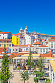  City views of the district of Sao Miguel, Lisbon, Portugal 