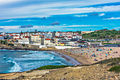  View of Azenhas do Mar is a coastal town in the municipality of Sintra, Portugal. It is part of the civil parish of Colares.  