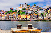  View of Porto here the district Cais da Ribeira, Portugal 