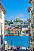  View of Porto here the Vila Nova de Gaia district, Portugal 