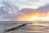 Seebrücke in Utersum, Insel Föhr, Schleswig-Holstein, Deutschland