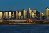 View on Montreal at sunrise, Quebec, Canada