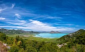  View of the landscape of Lake Skadar, viewpoint, Lake Skadar, largest lake in Southern Europe, natural landscape, landscape, Lake Skadar National Park, panorama 