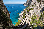  Via Krupp on Capri, Capri, Gulf of Naples, Italy 