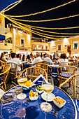  Drinks on the Piazzetta of Capri, Gulf of Naples, Italy 