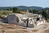 Ruins of the Bouleuterion in Patara, an ancient Lycian city in the South West of modern Turkey.