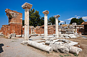 Ruins of the Basilica of Saint John. Selcuk, Turkey.