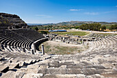 The Theatre in Miletus, an ancient Greek then Roman city of western Anatolia. Aydin Province, Turkey.