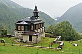  Sveti Dud near Javorca near Tolmin on the Soca River, western Julian Alps, Slovenia 