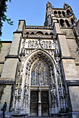 Montfaucon Portal from 1517 and rebuilt in early 20th century, Cathedral of Notre Dame,Lausanne,Canton of Vaud,Switzerland,Europe