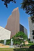 Tranquility Park, downtown Houston, Texas, United States of America, North America