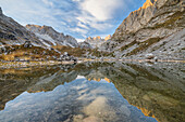  High valley Buni i Jezerces, Prokletije mountains, Albania, Europe 