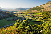  View of Lake Skardar from Brigjë, Albania, Europe 