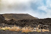  View of the secondary crater of Mount Etna, Silvestri crater, Piccolo cratere sud dell&#39;Etna, UNESCO World Heritage Volcano, stratovolcano, Mount Etna, Etna, Italy, Sicily,\n 