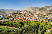 Blick auf Trebinje, Bosnien und Herzegowina