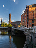 Hauptkirche St. Katharinen, Kannengießerort, Kleines Fleet, Speicherstadt, Hamburg, Deutschland