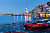  Torre degli Appiani at the port of Rio Marina, Elba Island, Tuscany, Italy 