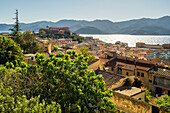  View over Portoferraio, Elba Island, Tuscany, Italy 