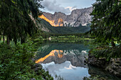 Lago die Fusine superiore, Mangart, Friaul - Julisch Venetien, Italien