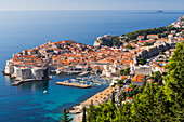 Blick auf das Stadtzentrum von Dubrovnik, Kroatien