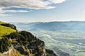  View from Hoher Kasten, Rhine Valley, Alpstein, Appenzell, Switzerland 